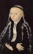 Lucas Cranach Madeleine Luther portrait oil